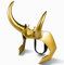 Applysu Loki Horn loki helm Gold Crown Maske Halloween Party Kostüm PVC Requisiten