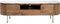 Kare Design Lowboard Grace, Braun, TV-Schrank mit 2 Türen, 1 Schublade, Fernsehtisch, Kommode für Wohnzimmer, Höhenverstellbare Füße, Kabelöffnung, Marmor Platte, Massivholz, 48x145x42 cm (H/B/T)
