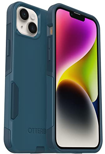 OtterBox iPhone 14 Plus Commuter Series Case - Dont BE Blue (Blue), Slim & Tough, Pocket-Friendly, with Port Protection