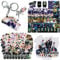 Stray Kids Kpop Set Regalo per fan- 55 Photocards / 95 adesivi / 1 portachiave / 1 biglietto in acrilico, Merch carte fotografiche