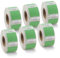 BETCKEY - 6 Rollen Grün Mehrzwecketiketten (Klein) Kompatibel mit DYMO 11353(S0722530), 13mm x 25mm, 6000 Farbige Etiketten für LabelWriter 450, 4XL NICHT passend 550 oder 5XL