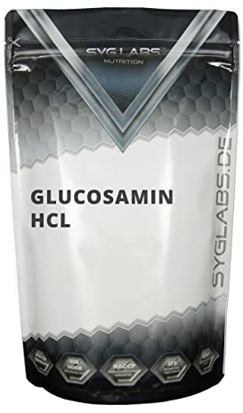 Glucosamina HCL – 1000 g de glucosamina pura HCL en polvo – Alta dosis de fermentación vegetal – 1 kg vegana – Calidad Premium