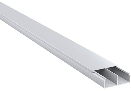 Kabelkanal aus hochwertigem PVC weiß Kabelleiste 2m - 5 Stück - 30x11mm