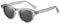 Vintage Runde Sonnenbrille Pilot Nerd Frauen bunten Sommer Brillen schwarzer Rahmen sehen durch Linsen rosa blau transparent