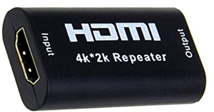 Tiuimk Amplificatore di segnale HDMI 4Kx2k - Ripetitore per la trasmissione a lunga distanza
