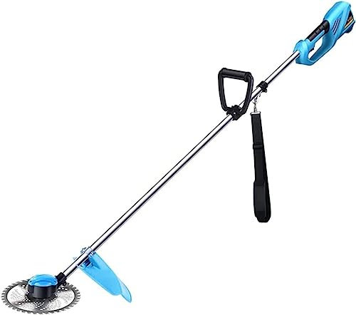 NAKEAH Tondeuse à Gazon électrique sans Fil Domestique Tondeuse à Gazon électrique multifonctionnelle 48V/6Ah 12Ah 20Ah désherbeur sans Fil 800W Puissance du Moteur