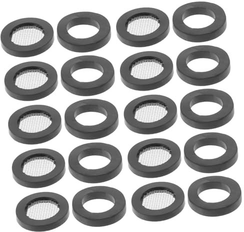 DRESSOOS Joint De Filtre De Tuyau D'arrosage Joint De Rondelle De Tuyau Lot De 20 Pièces Noir Pour Machine À Laver De