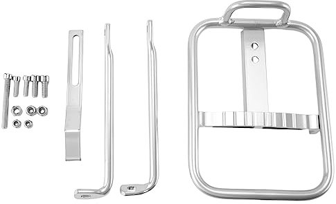Rhghfujhgy 14 Faltrad Front GepäCkträGer Aluminium Legierung Fahrrad Front GepäCkträGer Fahrrad GepäCkträGer Silber