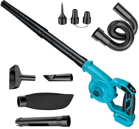 WingFly Souffleur de Feuilles sans Fil Compatible avec Makita 18V, Souffleur électrique Variable Vitesses pour Nettoyer Feuilles, Enlever Poussière, sans Batteries