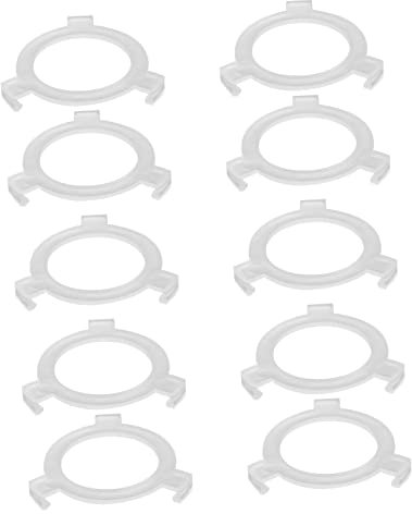 KONTONTY 10pcs Light Bulb Adapter to Lamp Socket Converter Ring Light Bulb Converter Socket for Screw in