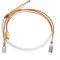 Snowchecking Thermocouple pour chauffage de terrasse à gaz, type rainure, avec interrupteur anti-baisse, terminal de type rainure de 350 mm de diamètre de 4,8 mm, pour chauffage extérieur de terrasse