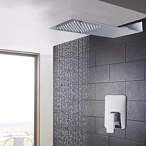 Badewanne Regenduschkopf Luxus Wandmontage Quadratischer Messing Wasserfall Duschset Fabrik Direkt Badezimmer Duschhahn,Dusche