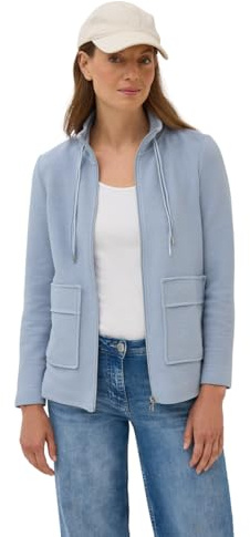 CECIL Damen 3227302 Leichte Ottoman Jacke, Mountain Blue, XXL