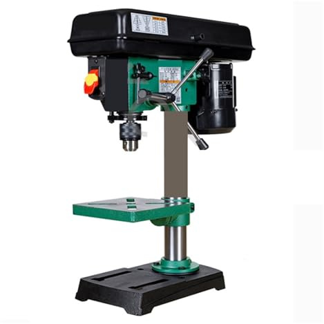 Bohrmaschine, 8-Zoll-Tischbohrmaschine Mit Drehzahlregelung Aus Reinem Kupferdraht HD2000 Bohrmaschine Desktop-Tischbohrmaschine Holzbearbeitungs-Tischbohrmaschine