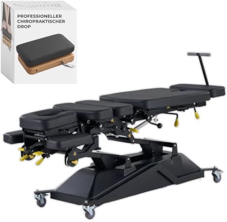 Chiropraktik Liege Elektrisch 4 Drops – Flexion Distraktion, Traktion | Behandlungsliege für Osteopathen und Physiotherapeuten
