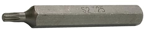 SW-Stahl 05231L Schraubendreherbit, T25 T-Profil, 3/8 Zoll, 75 mm lang | Robuster Torx Einsatz aus Chrom-Vanadium, langer Werkzeugbit für schwer zugängliche Stellen in Werkstatt und Industrie