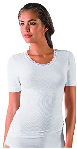 Nina von C. Body & Soul Shirt 1/2 Arm Größe 46, Farbe weiß