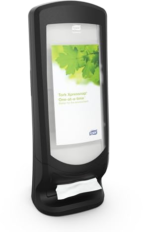 Tork 272211 Xpressnap Steh- und Wandspender für N4 Spenderservietten / Serviettenspender in Schwarz