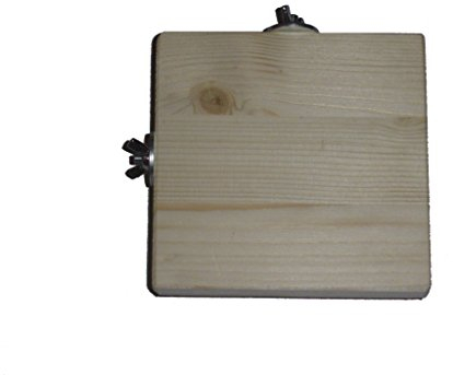 2 x pipano Sitzbrett Ecke 10 x 10 cm für Vogelkäfig, Sitzecke, Schlafplatz, Kanarienvogel, Wellensittich, SE1010