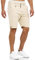 Indicode Herren Cuba Chino Shorts mit 5 Taschen aus Baumwollgemisch | Bermuda Sommershorts für Männer Fog, L