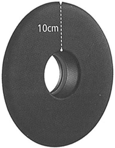 Tubo stufa a pellet acciaio SAVE mm 80 cm 25 50 100 curva 45° 90° T rosone condensa (Rosone mm 80x10 cm)
