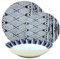 NAMAI - Servizio Piatti 6 Persone - Piatti Porcellana - Adatti in Lavastoviglie e Microonde - Piatti Colorati - Set Piatti 18 Pezzi - Set Piatti 6 Persone - Piatti Particolari (ACAI)