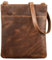 STILORD 'Alicia' Kleine Ledertasche Umhängetasche Damen Ausgehtasche Schultertasche Handtasche Echtes Leder im Eleganten Vintage Design, Farbe:mocca - dunkelbraun