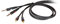 PROEL DHG535LU5 - Cavo audio professionale connessioni 2 x Jack 6.3mm Mono a 2 x RCA da 5mt, Nero