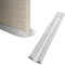 MOXVIO Draft Excluder for Doors, Double Under Door Draught Excluder, 2 Sided Cushion Door Draft Stopper, 70 to 90 cm Cut-to-Size Adjustable Width, Waterproof Snowproof 600D Oxford Fabric (White)