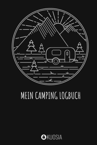 Mein Camping Logbuch: Reisetagebuch zum Selbst Ausfüllen für Reise mit Wohnwagen, Wohnmobil & Van. Inhalt in S/W & hochwertiges Design. Caravan ... Tagebuch Journal zum Eintragen. 6x9