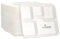 EcoWise 5 Compartment Disposable Plates - Heavy Duty Sugarcane Paper Plates - 100% Compostable Eco-Friendly Divided Dinner Plates - Microwave & Freezer Safe Party Trays (50, 30x18 cm)