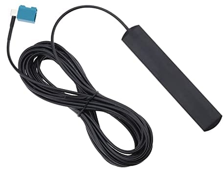 eMagTech Car DAB FM Radio Antenna Car Stereo Antenna Fakra Z Adapter 5m Adhesive Mounting for Car Audio HD Radio Stereo In Dash Head Unit CD Media Receiver Player