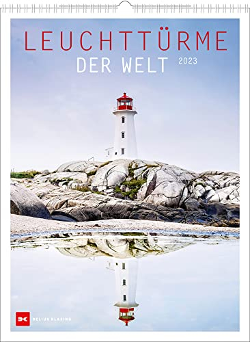 Leuchttürme der Welt - Kalender 2023 - Delius-Klasing-Verlag - Wochenkalender mit faszinierenden Küstenlandschaften - Wandkalender für Naturfreunde - 24 cm x 32 cm