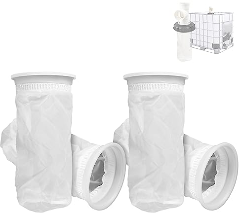 MaxEarn Lot de 4 filtres de rechange IBC en nylon, filtre IBC, couvercle IBC, filtre en nylon, accessoires pour réservoir IBC, filtre couvercle pour réservoir d'eau de pluie DN75