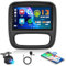 Hikity 2+64GB Android 15 Autoradio für Opel Vivaro B/Renault Trafic/FIAT Talento/Nissan NV300 Radio mit Wireless Carplay Android Auto Bluetooth Navi WiFi 9‘’ Bildschirm mit USB SWC Rückfahrkamera
