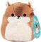 Squishmallows Original Jazwares Mini-Plüschtier Melzie The Chipmunk – Offizielles Jazwares Mini-Plüschtier zum Sammeln, weiches und quetschbares Streifenhörnchen-Plüschtier – fügen Sie Ihrem Team