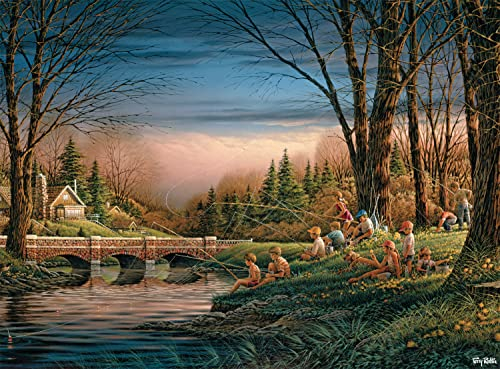 Buffalo Games - Terry Redlin - Spring Fishing - 1000 Teile Puzzle
