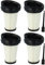 Donkivvy 4 Stück waschbare Filter Ersatzfilter für Grundig Cyclonic 21,6 V VCH9629 VCH9630 VCH9632 Handstaubsauger Teile