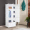 TactFire Armoire Penderie Modulable, 10 Cubes, Armoire Chambre, Étagère de Rangement avec Portes, pour Le Stockage de vêtements, Jouets, etc.. (Blanc, 70 x 45 x 175 cm)