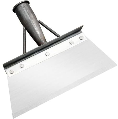 Voarge Garden Shovel,Multifunctional Garden Shovel, Not Included Handle, Moss Weed Scraper Tool Farm Cleaning Shovel Snow Removal Shovel, (20cm)