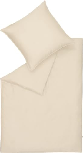 ESPRIT Home Bettwäsche-Garnitur Washed Cotton Farbe beige Größe 200x200+2x80x80