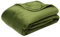 liebling Kuscheldecke Cashmere Feeling 180 x 220 cm, Dunkelgrün, Premium Sofa Decke, Dicke warme Wohndecke, 500 gr. / m²
