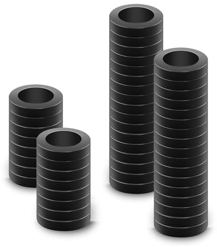 50 Stück Flachdichtung,1/2 Zoll Wasserhahn Dichtung, Gummi Dichtungsringe, O-Ring, Gummidichtung Dichtringe Flachdichtungen,für Hahnverbinder Schlauch Duschkopf Waschbecken Ablauf Poolpumpe Pool