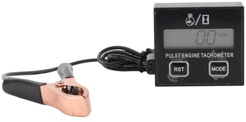 Digitaler Kettensägen Drehzahlmesser 0-30000 U/min für Motor | Impulsmessung für Vergaser und Generator, Kabellos, Kompaktes Handgerät