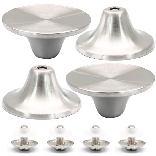 suiwotin Lot de 4 boutons de couvercle en acier inoxydable pour cocotte en céramique émaillée et fonte