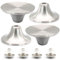 suiwotin Lot de 4 boutons de couvercle en acier inoxydable pour cocotte en céramique émaillée et fonte