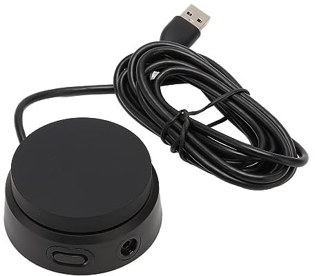 Zunate Amplificateur de Casque USB 2.0, Amplificateur Audio Stéréo en Métal, Prise en Charge d'une Prise Jack 3,5 Mm, Amplificateur de Casque Compact 96 KHz, Carte Son USB Externe 24