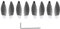 ZAPYVET 8 Stück Propeller Requisiten CW CCW Ersatzzubehör Ersatzteile Flügelventilatoren Klinge mit Werkzeugsätzen, for Parrot Anafi 4K Kameradrohne Drohnen-Propeller-Set(White)