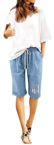 Bermuda Femme Été Short Jeans Shorts De Sport Noir Randonnée Taille e Vetement Ete Running Lin Fille Tennis Vêtement Course Grande Plage Basse Fluide Sexy Et Bermudas Blanc Paillette Paillettes