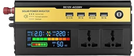 DZSHONGXINSM Inversor Inversor De Onda Sinusoidal Modificada De 3000-6000 W para Coche Transformador De CC 12/24 V A CA 220 V con Cargador Universal USB Inversor de Corriente(24V,4000W)